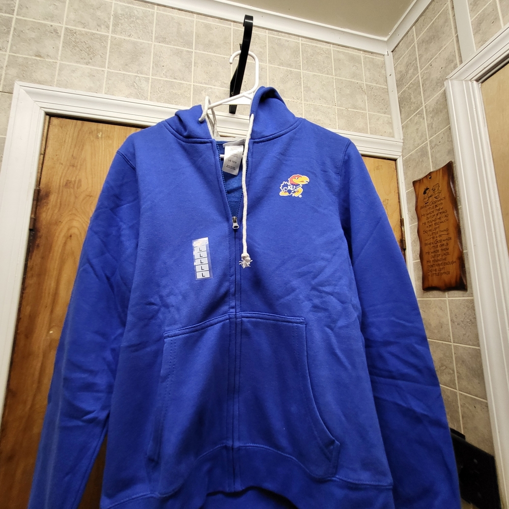 Pro Edge Gray and Blue Hoodie